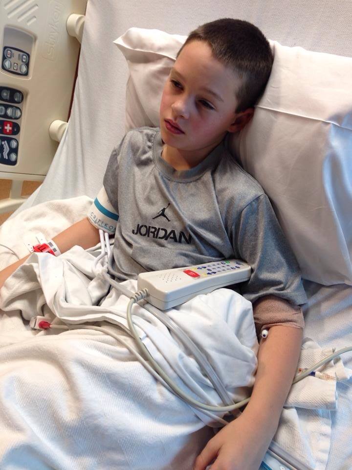 From the Facebook page of Christine Schwab: "This is our special contributor and friend Wesley Goss. Our Superhero is having his second Remicade treatment. It is not easy, but we are sending all the hope we can gather that this will be the med that works. Wesley you are brave and strong and we are right there with you."