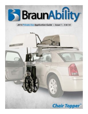 BraunAbility Chair Topper eBrochure Cover
